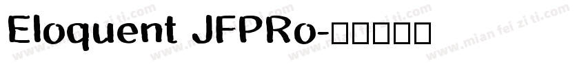 Eloquent JFPRo字体转换
